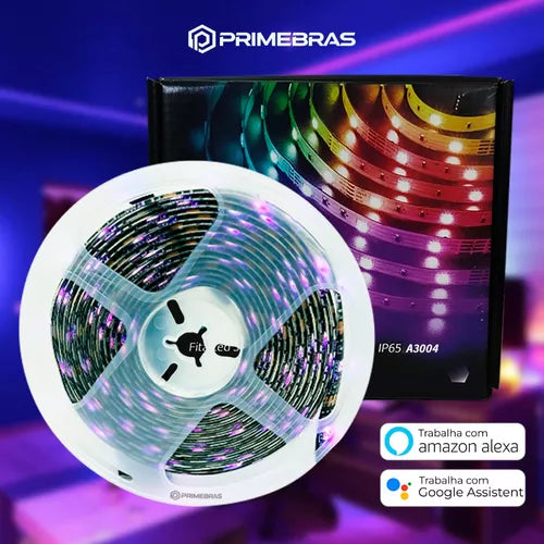 Fita Led Rgb Smart Wifi Inteligente 5m Alexa Primebras promo